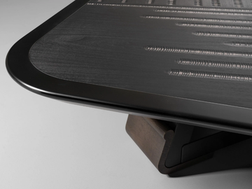 HORACIO - Rectangular beech coffee table by Lorenzo Tondelli - view 3